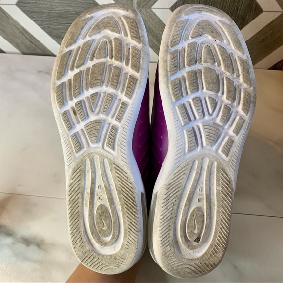 Nike air max axis running shoes women’s size 9.5 white purple - Picture 9 of 11